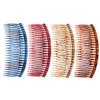 Angoily 4pcs Break-resistant Hair Combs Resin Teeth Hair Clips Clips for Thick Bangs Jewelry Making Accessories Random Color view 1