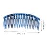Angoily 4pcs Break-resistant Hair Combs Resin Teeth Hair Clips Clips for Thick Bangs Jewelry Making Accessories Random Color view 3