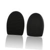 Angoily Silicone Makeup Brush Cleaner Egg Tool for Easy Cleaning of Cosmetic Brushes for Home Use and Travel Black view 1