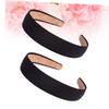 Angoily 8pcs Solid Headband Women Elastic Headwear Wide Hairband for Parties Weddings Spa Facial view 4