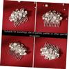 Angoily Retro Pearl Hair Comb with Rhinestones Elegant Women Hairpin Accessory for Weddings Dances and Special Occasions Unique Design for Stunning Updos and Hairstyles view 4