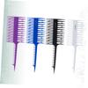 Angoily 4pcs Fish Bone Shape Comb for Women Hair Accessories for Women Teasing Comb for Retwist Ergonomic Handle Design Smooth Hair Brush view 2