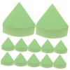 Beatifufu 12pcs Fan-shaped Makeup Sponges for Foundation and Powder Non- Soft and Flexible Beauty Applicators for Liquid and Cosmetics for Application view 1