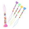 Angoily 12pcs Hair Braid Needle with Beads Portable Hair Bun Tool for Boy Girl Easy to Use Manual Styling Accessory for Lovely Random Colors view 1