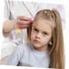 Angoily 12pcs Hair Braid Needle with Beads Portable Hair Bun Tool for Boy Girl Easy to Use Manual Styling Accessory for Lovely Random Colors view 2