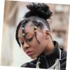 Angoily 12pcs Hair Braid Needle with Beads Portable Hair Bun Tool for Boy Girl Easy to Use Manual Styling Accessory for Lovely Random Colors view 3