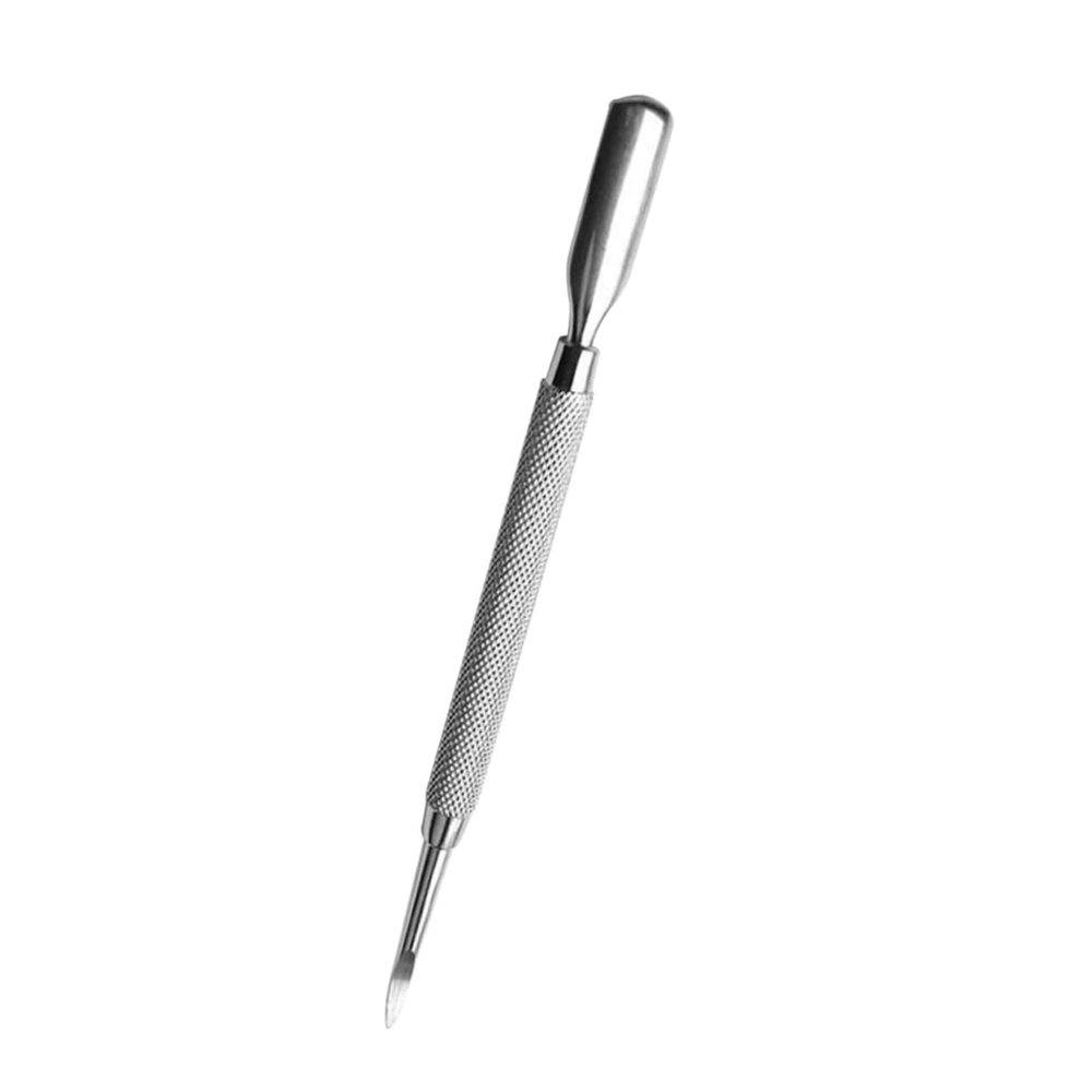 Housoutil Spoon Shaped Cuticle Pusher, Spoon Nail Cleaner, Stainless Steel Cuticle Remover Tool for Manicure Pedicure Nail Art
