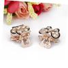 Angoily 6pcs Mini Gripper Hair Clamps Rhinestone Inlaid Hair Clips for Girls Ladies view 3