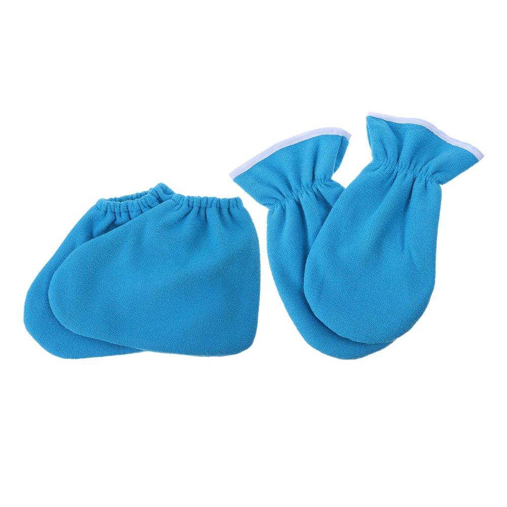 Beatifufu 4pcs Paraffin Wax Mitts and Booties for Hand and Foot Care Heat Therapy Spa Covers for Moisturizing and Nourishing for Home and Salon Treatments