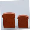 Angoily 12pcs Kawaii Bear Cookie Design Makeup Powder Dry Wet Powder Puff Cushion Makeup Facial Applicator view 4