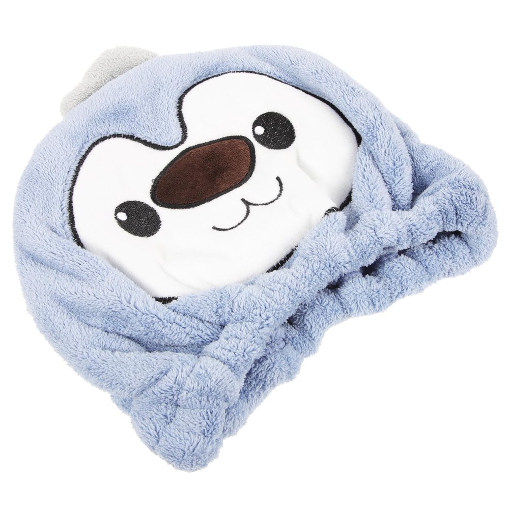Didiseaon Cute Cartoon Microfiber Hair Drying Hat Absorbent Towel Wrap for Quick Drying Wet Hair Soft and Comfortable Head Wrap for Boy Girl and Moms Gift Option