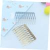 Angoily 30pcs Hair Products Alloy Hair Combs Side Combs for Girls Bow Inserted for Wedding Party Accessories view 3