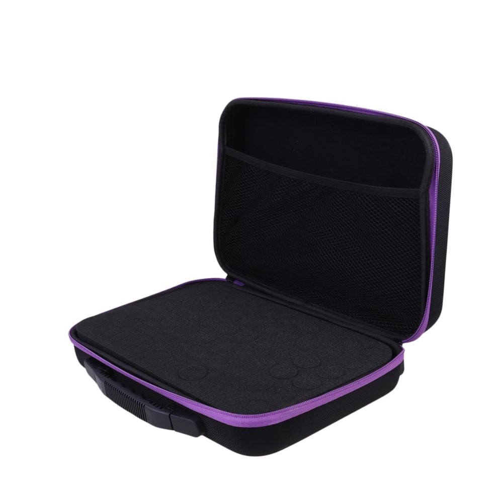 NOLITOY 60grid Storage Bag Travel Organizer Portable Case for Bottles Shockproof Design for The Go