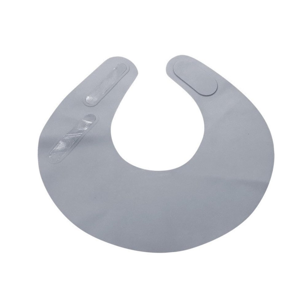 Angoily Hair Shoulder Pads for Barbershops Silicone Cutting Shawl Grey Salon Cape for Hair Dye Perm Protects Clothing