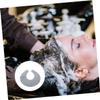 Angoily Hair Shoulder Pads for Barbershops Silicone Cutting Shawl Grey Salon Cape for Hair Dye Perm Protects Clothing view 2