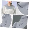 Angoily Hair Shoulder Pads for Barbershops Silicone Cutting Shawl Grey Salon Cape for Hair Dye Perm Protects Clothing view 3
