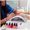 Beatifufu 3pcs Ergonomic Makeup Nail Art Palette Portable Nail Art Mixing Plate Makeup Tool for Custom Mixing view 4