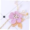 Angoily Bride Headpiece Set 3pcs Wedding Hair Comb Hairpin Delicate Design Hair Accessories for Wedding Party Anniversary view 2