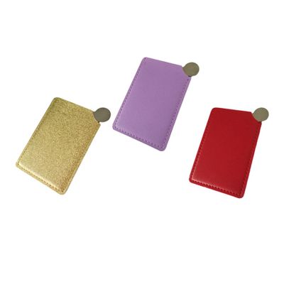 DOITOOL 3pcs Stainless Steel Compact Mirrors Portable Pocket Mirror Random Colors for Makeup Beauty Travel