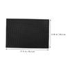Angoily Salon Hair Trimmers Holder Pad Non-Slip Silicone Cushion for Hairdresser Tools Heat Resistant Scissors Mat Eco-Friendly Storage Black view 3