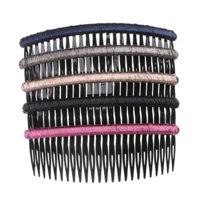 Angoily 10pcs Hair Combs for Women Girls Assorted Plastic Hair Combs Pin Clip Thread Side Random Style