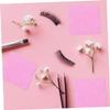 Angoily 800pieces Nonwovens Glue Wipes for Eyelash Extensions Cleaning Pads for Glue Bottles Safe Nail and Lash Cleaning Supplies Pink view 4