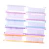 Beatifufu 10pcs Long Handle Nail Brush Set for Fingernail Cleaning Flexible Bristles Sturdy Grip for Nail Care and Dust Removal view 1