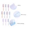 Beatifufu 10pcs Long Handle Nail Brush Set for Fingernail Cleaning Flexible Bristles Sturdy Grip for Nail Care and Dust Removal view 3