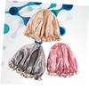 Angoily 3pcs Shower Cap Thickened Lampblack Adult Shower Hats Golden Grey Lightweight Practical Design for Beauty Salon Use view 4