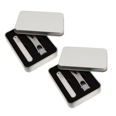 Beatifufu 2pcs Professional Nail Clipper Tweezer Nail File and Cutter Manicure Pedicure Tool Kit Travel