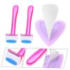 Gogogmee 3pcs Bikini Hair Shaving Tool Set Plastic Razor for Women Privates Shaving for Bikini Body and Underarm Use view 4