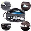 Angoily Travel Bag Zipper Makeup Travel Bag for Men Cosmetics Storage Pouch Compact and Lightweight Grey view 2
