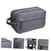 Angoily Travel Bag Zipper Makeup Travel Bag for Men Cosmetics Storage Pouch Compact and Lightweight Grey view 3
