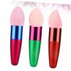 Angoily 3pcs Makeup Sponge Stick for Wet Dry Application Sponges Makeup Blender Facial Foundation Egg Puff Brush Random Color view 2