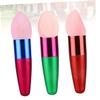 Angoily 3pcs Makeup Sponge Stick for Wet Dry Application Sponges Makeup Blender Facial Foundation Egg Puff Brush Random Color view 4