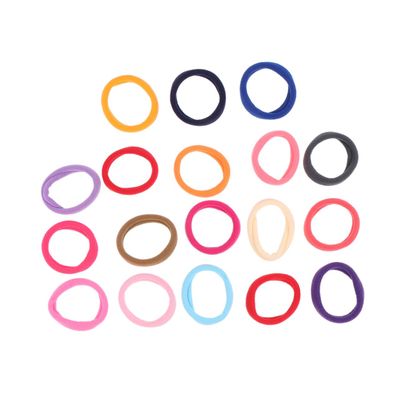 Angoily 100pcs Hair Ties Elastic Hair Bands Ponytail Holders Women Accessories Unique Stylish