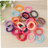 Angoily 100pcs Hair Ties Elastic Hair Bands Ponytail Holders Women Accessories Unique Stylish view 3