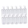 Beatifufu 15pcs Portable Travel Press Bottles Shampoo Dispenser Bottles Caps for Lotion view 1