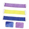Didiseaon 3pcs Bath Towel Foaming Net Exfoliating Body Scrubber for Women Back Washer Shower Brush view 4