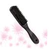 Beatifufu Men's Beard Comb with Handle Portable Bristle Brush for Beard Grooming Professional Hairdressing Tool for Stylish Bearded Men Grooming Enthusiasts view 2