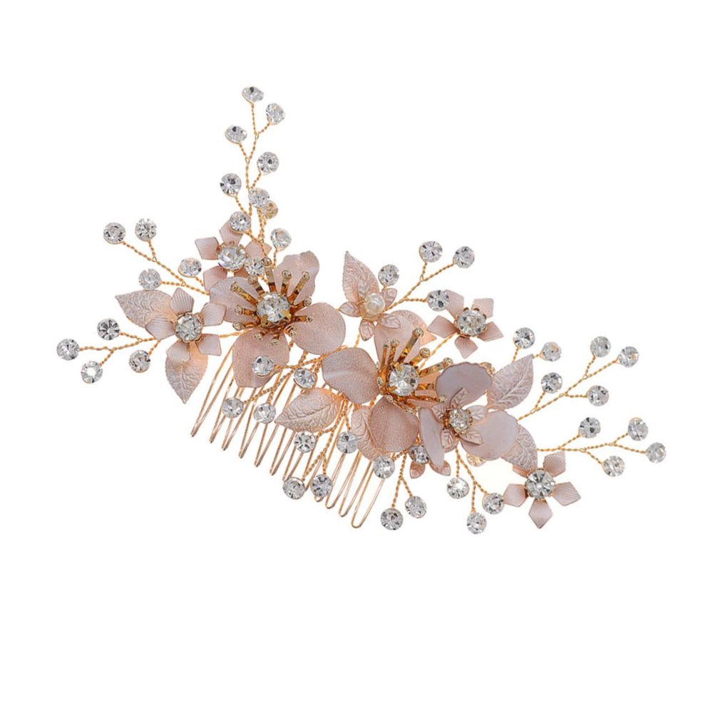 Angoily Beautiful Hair Accessory Comb Ornament for Women and Boys and Girls Hair Jewelry for Wedding and Party