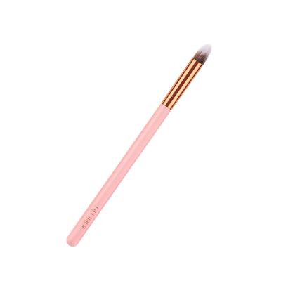 Angoily Premium Makeup Brush with Nylon Fiber and Wooden Handle for Women Versatile Blush and Eyeshadow Application Tool for Daily and Professional Use Single