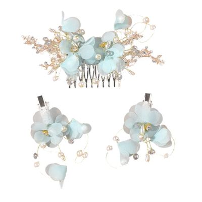 Angoily 1set Bridal Hair Comb Accessories Stylish Alloy Headdress Women Hair for Weddings Parties Dances Comfortable Easy to Wear Unique Decorative Design