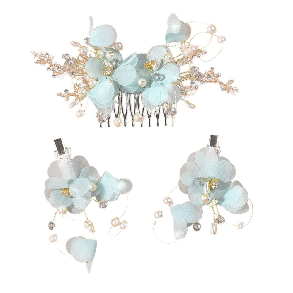Angoily 1set Bridal Hair Comb Accessories Stylish Alloy Headdress Women Hair for Weddings Parties Dances Comfortable Easy to Wear Unique Decorative Design