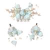 Angoily 1set Bridal Hair Comb Accessories Stylish Alloy Headdress Women Hair for Weddings Parties Dances Comfortable Easy to Wear Unique Decorative Design view 1