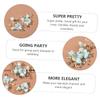 Angoily 1set Bridal Hair Comb Accessories Stylish Alloy Headdress Women Hair for Weddings Parties Dances Comfortable Easy to Wear Unique Decorative Design view 3