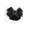 Angoily 2pcs Hair Bun Cover Bowknot Net Clips for Women Elegant Bow Decor Barrette Accessories for Thick and Thin Hair Lightweight and Design view 4