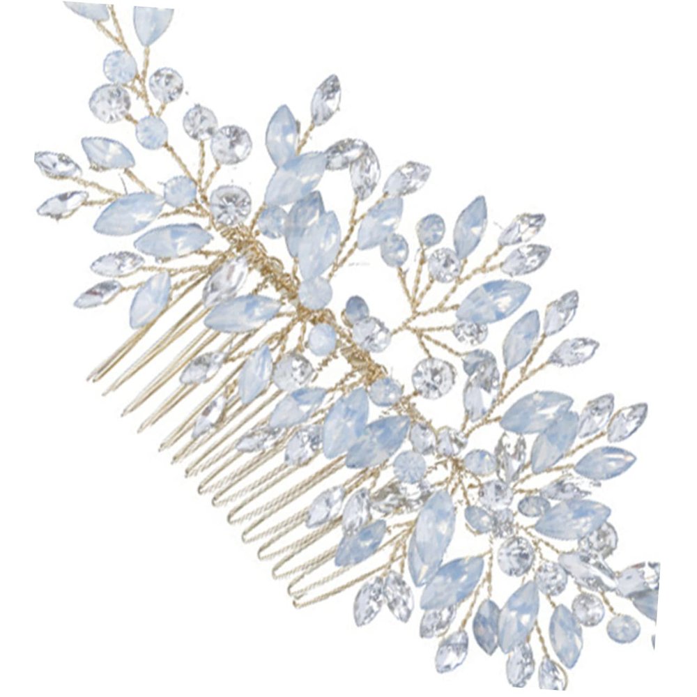 Hair Side Comb Hair Jewels for Women Accessories for Women Doll Cake Pan Rhinestone Clip Decorative Clips for Bridal Combs Silver Bride Simple Props