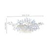 Hair Side Comb Hair Jewels for Women Accessories for Women Doll Cake Pan Rhinestone Clip Decorative Clips for Bridal Combs Silver Bride Simple Props view 2