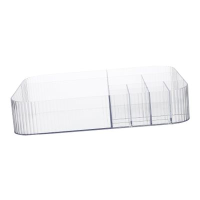 Angoily Cosmetic Storage Box Makeup Organizer Lipstick Holder Table Organizer Plastic Large Capacity for Cosmetics